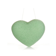 Green Face Care Konjac Sponge with Natural Pigments